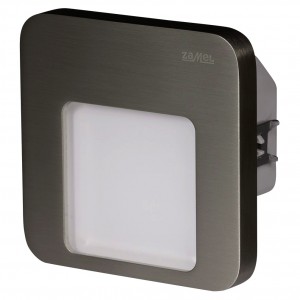 Zamel Ledix 01-221-21 - Oprawa LED Moza 230V AC, Kolor oprawy: Stal Szlifowana, Barwa światła: Biały Zimny - Podgląd zdjęcia nr 1