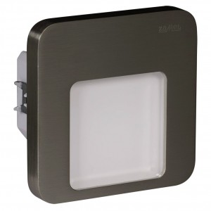 Zamel Ledix 01-221-21 - Oprawa LED Moza 230V AC, Kolor oprawy: Stal Szlifowana, Barwa światła: Biały Zimny - Podgląd zdjęcia nr 2