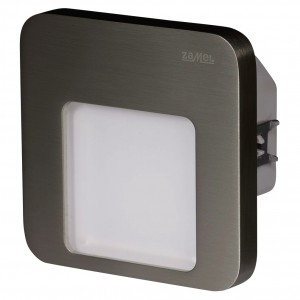 Zamel Ledix 01-221-22 - Oprawa LED Moza 230V AC, Kolor oprawy: Stal Szlifowana, Barwa światła: Biały Ciepły - Podgląd zdjęcia nr 1