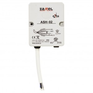 Zamel Exta ASH-02 - Automat schodowy z funkcją przeciwbllokady 230V AC, Natynkowy, Hermetyczny IP65 - Podgląd zdjęcia nr 2