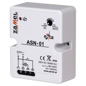 Zamel Exta ASN-01 - Automat schodowy 230V AC, Natynkowy IP20 - Podgląd zdjęcia nr 1