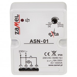 Zamel Exta ASN-01 - Automat schodowy 230V AC, Natynkowy IP20 - Podgląd zdjęcia nr 2