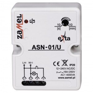 Zamel Exta ASN-01/U - Automat schodowy 12-230V AC/DC, Natynkowy IP20 - Podgląd zdjęcia nr 2