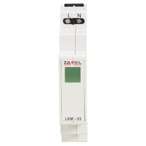 Zamel Exta LKM-03-20 - Wskaźnik zasilania - Kontroli fazy typu LED w kolorze zielonym (1-fazowy: L1) - Podgląd zdjęcia nr 2