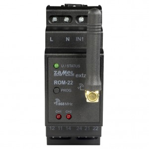 Zamel Exta Life ROM-22 - Bezprzewodowy odbiornik modułowy 2-kanałowy (8A/2000W, 230V AC) - Podgląd zdjęcia nr 4