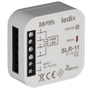 Zamel Ledix SLR-11 - Sterownik RGB bezprzewodowy 10-14V DC, Max 2,5A - Podgląd zdjęcia nr 3