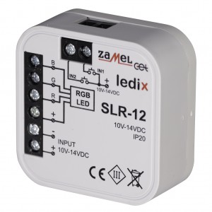 Zamel Ledix SLR-12 - Sterownik RGB przewodowy 10-14V DC, Max 2,5A - Podgląd zdjęcia nr 2