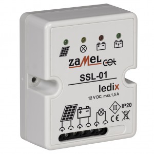 Zamel Ledix SSL-01 - Sterownik solarny 12V DC, Max prąd wyjściowy 1,5A - Podgląd zdjęcia nr 3