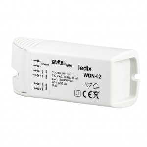 Zamel Ledix WDN-02 - Wyłącznik dotykowy 230V AC, Max 5A - Podgląd zdjęcia nr 2
