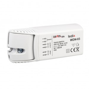 Zamel Ledix WDN-03 - Wyłącznik dotykowy 230V AC, Max 5A (Dla dużych powierzchni dotykowych) - Podgląd zdjęcia nr 3