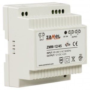 Zamel Exta ZMM-12/45 - Zasilacz impulsowy 12V DC/4,5A/54W - Podgląd zdjęcia nr 3
