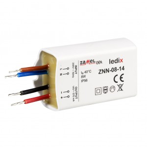 Zamel Ledix ZNN-08-14 - Zasilacz LED 14V DC, Mocy: 8W/0,57A, Montaż natynkowy, Hermetyczny IP56 - Podgląd zdjęcia nr 3