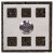Zamel Ynsta PDK-251-BEZ - Przycisk dzwonkowy ozdobny, kwadratowy z podświetleniem 230V AC, Kolor: Beżowy - Miniatura zdjęcia nr 4