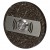 Zamel Ynsta PDK-252-BRA - Przycisk dzwonkowy ozdobny, okrągły z podświetleniem 230V AC, Kolor: Brązowy - Miniatura zdjęcia nr 1
