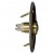 Zamel Ynsta PDM-231-MOS - Przycisk dzwonkowy mosiężny z szyldem okrągłym, Niskonapięciowy do 50V AC - Miniatura zdjęcia nr 4